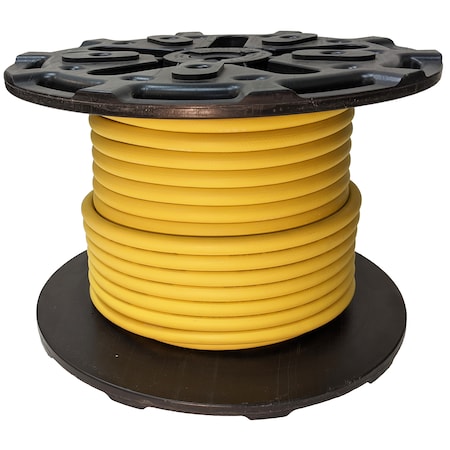 Continental 1/2" x 500' Yellow EPDM Rubber Air Hose, 300 PSI, Bulk Hose HZY05030-500